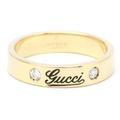 Gucci Jewelry | Gucci Icon Print Ring Yellow Gold (18k) Fashion Diamond Band Ring Gold | Color: Gold | Size: Os