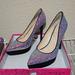 Jessica Simpson Shoes | Jessica Simpson Heels, Iridescent Glitter! | Color: Black/Purple | Size: 8