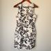 J. Crew Dresses | J.Crew, Women's Sleeveless Dress, Size 4, Leafs Print, 100% Cotton, Nwt | Color: Black/White | Size: 4