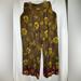 Anthropologie Pants & Jumpsuits | Floral Pants Size 10 Wide Legs And Pockets | Color: Green/Pink/Purple/Red/Yellow | Size: 10
