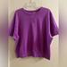 Athleta Tops | Athleta Modern Sundown Organic Cotton Sweatshirt Tee Magnolia Purple Small | Color: Purple | Size: S