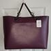 Coach Bags | Coach Chain Tote Bag | Color: Purple | Size: 17x11x6