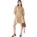 J. Crew Dresses | J Crew Nwt Smocked-Waist Mini Dress In Liberty Butterfield Poppy Fabric Bk968 | Color: Green/Orange | Size: S