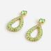 J. Crew Jewelry | Jcrew Faceted Crystal Teardrop Earrings Nwt Summer Green | Color: Gold/Green | Size: Os