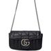Gucci Bags | Gucci Gg Marmont Quilted Leather Super Mini Bag Chain Shoulder Bag Black | Color: Black | Size: Os