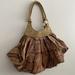 Anthropologie Bags | Anthropology Jasper & Jeers Hobo Bag- Silk And Leather | Color: Pink/Tan | Size: Os