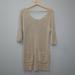 Free People Dresses | Free People Small Knit Tunic Pocket Top Beige Mini Dress | Color: Cream | Size: S