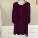 Jessica Simpson Dresses | Jessica Simpson 3/4 Sleeve Dress | Color: Purple | Size: 4