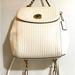 Coach Bags | Coach White Mini Convertible Leather Backpack | Color: White | Size: Os