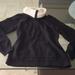 Ralph Lauren Sweaters | Lrl Ralph Lauren Petite Large Black Sweater With Beige Inside Neck | Color: Black/Cream | Size: Lp