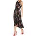 Kate Spade Dresses | Kate Spade Rare Roses Pleated Sleeveless Midi Dress Women’s Size 4 (Small) New | Color: Black/Red | Size: 4