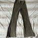 American Eagle Outfitters Pants & Jumpsuits | American Eagle Green Flared Leg, Soft Ribbed Pant | Color: Green | Size: Xs