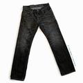 American Eagle Outfitters Jeans | American Eagle Outfitters Aeo 28x30 Black Slim Straight Distressed Jeans Grunge | Color: Black | Size: 28