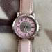 Burberry Accessories | Burberry Watch, Pink Canvas Strap Bu7108 | Color: Pink/Silver | Size: Os