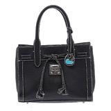 Dooney & Bourke Bags | Dooney And Bourke D&B Black Pebbled Leather Satchel Bag | Color: Black | Size: 9.5" , L 6.75" H, 2.5" D