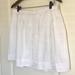 J. Crew Skirts | J Crew| 100% White Cotton | Short Skirt | Size 8 | Color: White | Size: 8