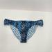 Jessica Simpson Swim | Jessica Simpson Batik Babe Bikini Bottom Women’s Size L New With Tag | Color: Blue/White | Size: L