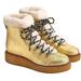 J. Crew Shoes | J Crew Gold Metallic Faux Fur Winter Boots Ae 998 | Color: Black/Gold | Size: 7.5