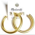 Madewell Jewelry | Madewell Oversized Hoop Earrings Nwt | Color: Gold | Size: Os