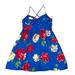 American Eagle Outfitters Dresses | American Eagle Outfitters Blue Floral Mini Dress Size L | Color: Blue/Red | Size: L