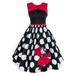 Disney Dresses | Disney Dress Shop Women's Dress - Minnie Mouse Polka Dot | Color: Black/Red | Size: S