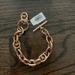 Michael Kors Jewelry | Michael Kors Rose Gold Toggle Chain Bracelet Padlock Charm Mkj2752791 + Mk Box | Color: Gold/Pink | Size: Os