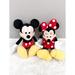 Disney Toys | Disney World Minnie Mouse And Mickey Mouse Large Plush Stuffed Animals | Color: Black/Red | Size: Osg