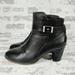 Giani Bernini Shoes | Giani Bernini Calae Black Faux Leather Zip Up Ankle Booties T656 | Color: Black | Size: 8.5
