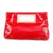 Michael Kors Bags | Nwot Michael Michael Kors Embossed Red Leather Clutch | Color: Gold/Red | Size: Os