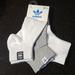 Adidas Accessories | Adidas Low Cut Socks | Color: Gray/White | Size: Shoe Size 5-10