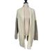 American Eagle Outfitters Sweaters | American Eagle Longline Color Block Chunky Knit Cardigan Size Xs/S | Color: Cream/Tan | Size: S