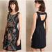 Anthropologie Dresses | Anthropologie Moulinette Soeurs Black Floral Embroidered Perennial Dress Size 4 | Color: Black/Pink | Size: 4