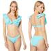 Lilly Pulitzer Swim | Lilly Pulitzer Aelin Bikini Top And Pico High-Cut Bikini Bottom In Turquoise 12 | Color: Blue | Size: 10