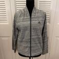 Adidas Jackets & Coats | Adidas Gray And White Jacket | Color: Gray/White | Size: L