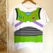 Disney Shirts | Buzz Lightyear Toy Story Disney Short Sleeve T-Shirt Disneyland | Color: Green/White | Size: M