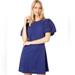 Free People Dresses | Free People Apricot Rose Mini Dress - Nwt Navy | Color: Blue | Size: Various