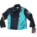 Disney Jackets & Coats | Disney D-Signed Descendants Girls "Wickedly Fierce" Uma Moto Jacket | Color: Black/Blue | Size: Mg