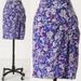 Anthropologie Skirts | *Anthropologie* Fei: Purple Silk Pencil Skirt, Size 2 | Color: Blue/Purple | Size: 2