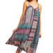 Anthropologie Dresses | Akemi + Kin Anthropologie Riviera Tasseled Handkerchief Dress Sm Boho Festival | Color: Blue/Purple | Size: S