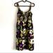 Anthropologie Dresses | Anthropologie Maeve Giverny Silk Floral Dress Xs | Color: Purple/Yellow | Size: Xs