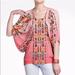 Anthropologie Tops | Anthropologie Tanvi Kedia Boho Blouse Size Xs | Color: Pink | Size: Xs