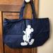 Disney Bags | Disney Store Reusable Blue Tote Bag W/Mickey Mouse #2 | Color: Blue/White | Size: 21.5" X 7.5" X 13.75"