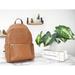 Kate Spade Bags | New Kate Spade Leila Medium Dome Backpack Warm Brown Pebbled Leather Bookbag New | Color: Brown | Size: M