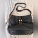 Dooney & Bourke Bags | Black Pebbles Leather Dooney And Bourke Crossbody Hobo Bag | Color: Black/Brown | Size: Os