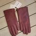 Coach Accessories | Coach Leather Tech Gloves Size 7 | Color: Red | Size: Os
