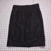 J. Crew Skirts | J Crew Black Wool Blend Midi Skirt With Gold Metallic Sparkle, Size 8 | Color: Black/Gold | Size: 8