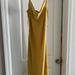 Zara Dresses | Brand New Zara Satin Dress | Color: Yellow | Size: Xl