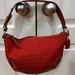 Coach Bags | Coach Nwot Red Signature Leather Bag | Color: Red | Size: Medium Hobo