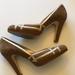 Jessica Simpson Shoes | Jessica Simpson Suede Heels | Color: Gold/Tan | Size: 8