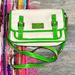 Kate Spade Bags | Kate Spade Cream / Green Coated Canvas Satchel Crossbody Bag | Color: Cream/Green | Size: Os